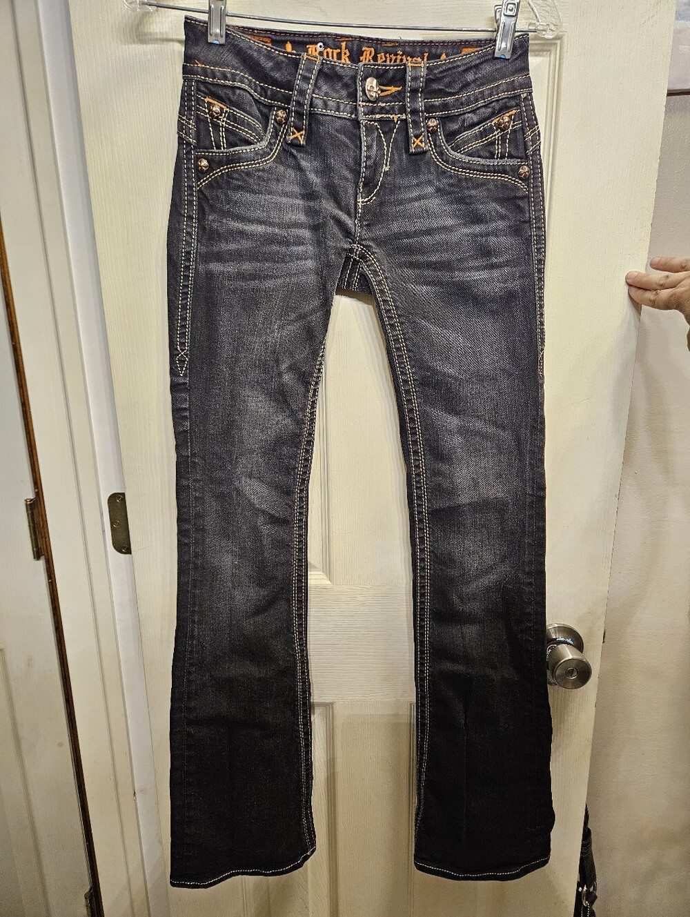 Rock revival Gwen boot cut stretch jeans womens size 25